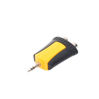 Conector Estéreo | 3.5 mm - 2 x conector Hembra RCA | Adaptador de Carcasa de Plástico