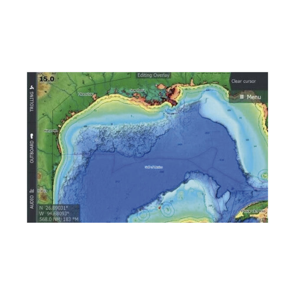 M-NA-Y204-MS C-MAP REVEAL del Golfo de México y Bahamas