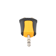 Conector Estéreo |  1/4in - 2 x RCA hembra | Adaptador de Carcasa de Plastico |
