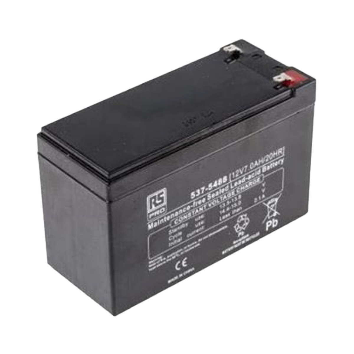 Batería de plomo ácido de 7 Ah: 12 V para MPA2 y MPA4