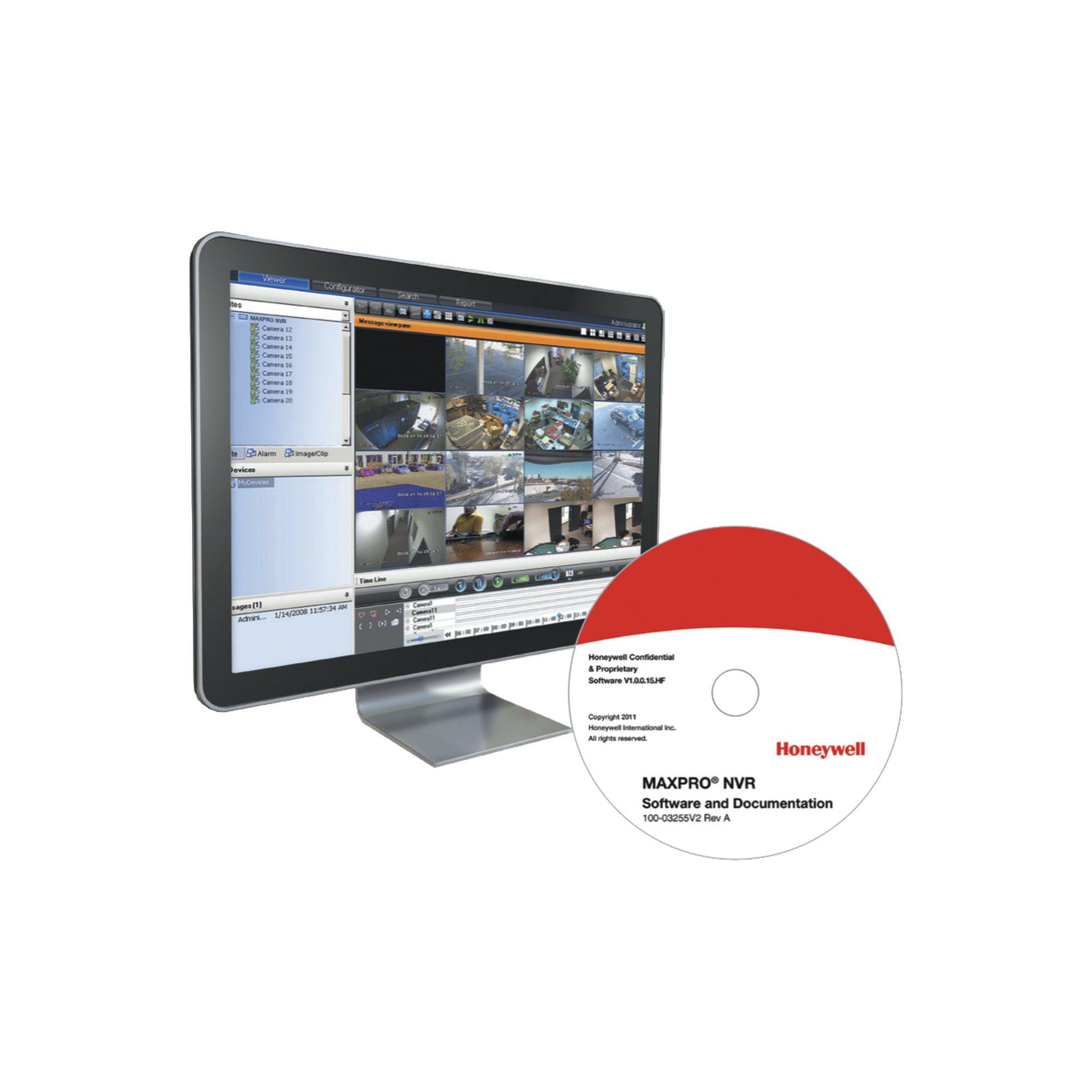 Software MAXPRO NVR / Licencia Base + 48 Canales
