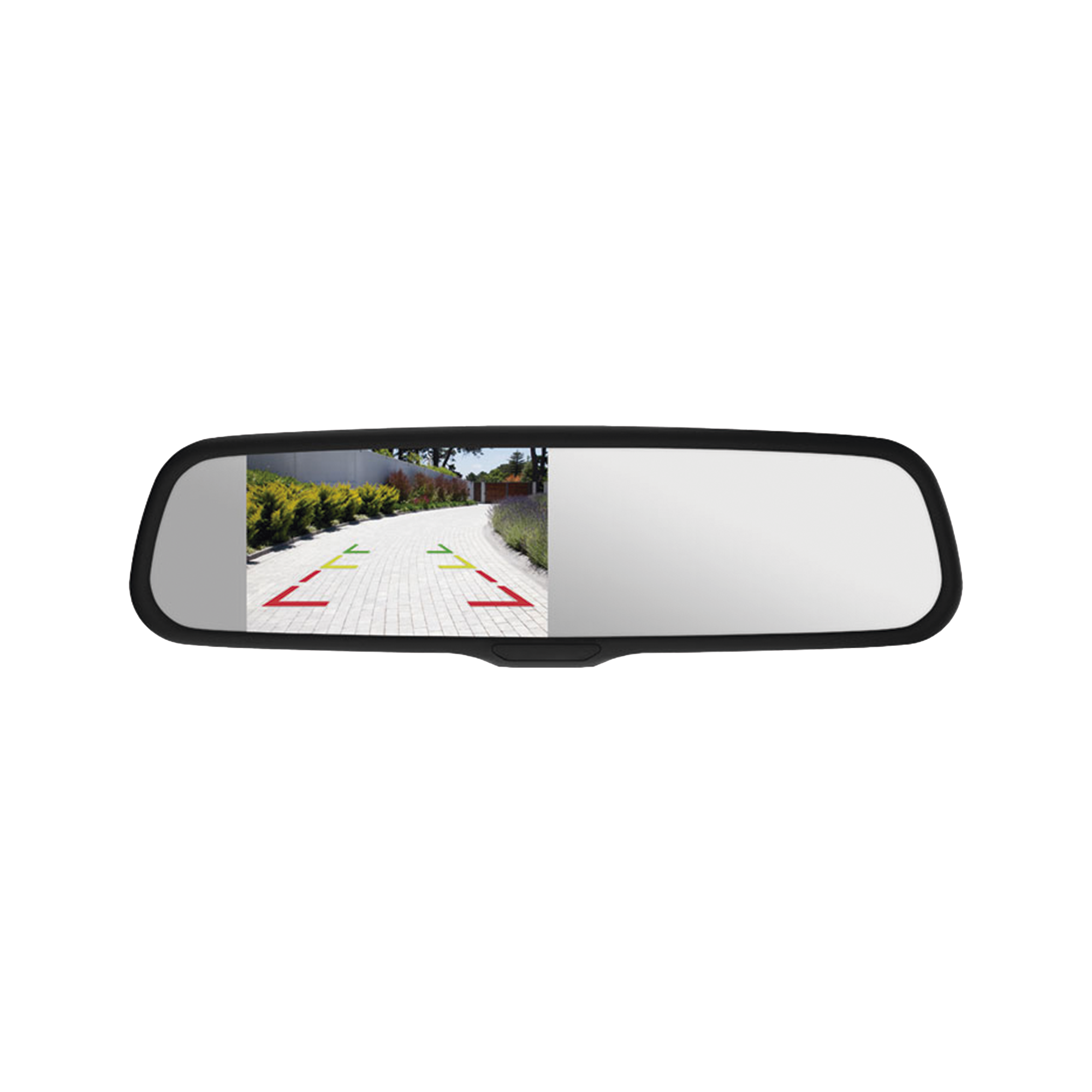 Espejo retrovisor con Pantalla LCD con atenuación automática cuenta con entradas de video duales