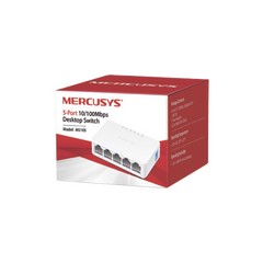Switch NO Administrable / Para escritorio /  5 puertos 10/100 Mbps / Diseño Compacto / Plug and Play
