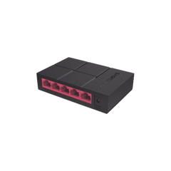 Switch NO Administrable / Para escritorio / Carcasa de Plástico / 5 puertos 10/100/1000 Mbps / Diseño Compacto / Plug and Play