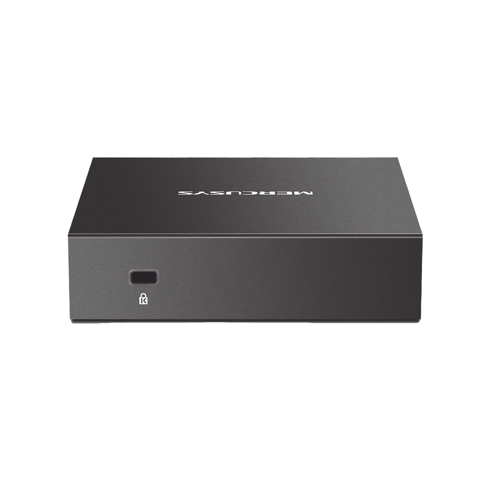 Switch NO Administrable / Para escritorio / Carcasa de metal / 5 puertos 10/100/1000 Mbps / Diseño Compacto / Plug and Play
