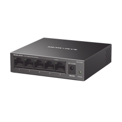 Switch NO Administrable / Para escritorio / Carcasa de metal / 5 puertos 10/100/1000 Mbps / Diseño Compacto / Plug and Play