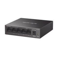 Switch NO Administrable / Para escritorio / Carcasa de metal / 5 puertos 10/100/1000 Mbps / Diseño Compacto / Plug and Play