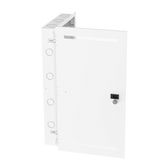 Gabinete Multipropósito de Montaje en Pared, de 28 in de Altura, Con Puerta Reversible, Fabricado en Acero, Color Blanco