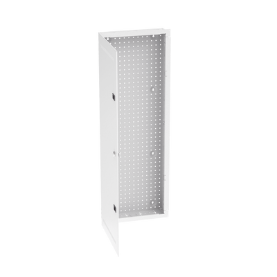 Gabinete Multipropósito de Montaje en Pared, de 42 in de Altura, Con Puerta Reversible, Fabricado en Acero, Color Blanco