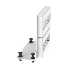 Patch Panel de 8 Puertos Mini-Com, Para Uso con Gabinetes Multipropósito, de Instalación a Presión, Color Blanco