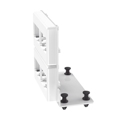 Patch Panel de 8 Puertos Mini-Com, Para Uso con Gabinetes Multipropósito, de Instalación a Presión, Color Blanco