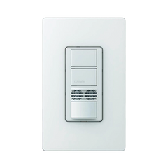 Interruptor con Sensor de Ocupación, Doble Tecnología Para Detección de Movimiento, Color Blanco