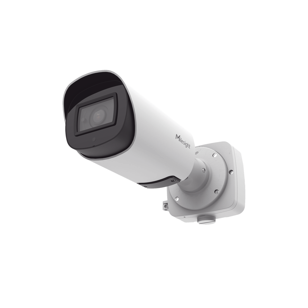 Cámara IP Bullet Motorizada Pro con IA / 4K Ultra HD 5MP / Lente Motorizado 2.7-13.5mm / WDR 120dB / Iluminación 0.002Lux / IR 100m / PoE+ / IP67 IK10 / Analítica Inteligente / Cumplimiento NDAA