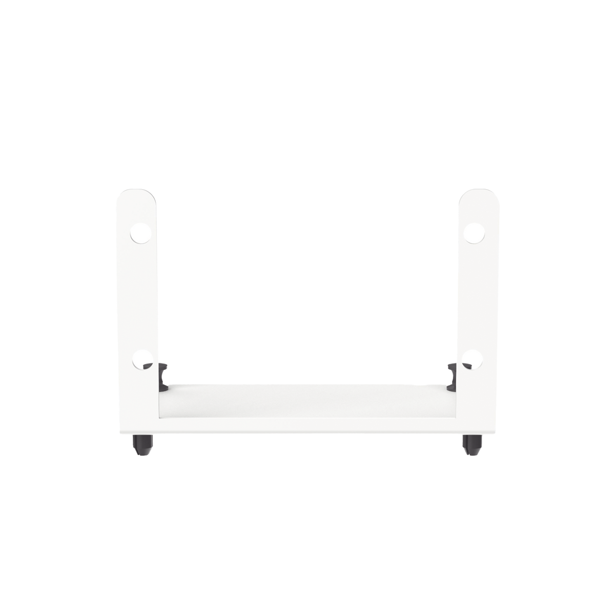 Soporte Para 2 Adaptadores de Fibra Óptica Opticom®, Para Uso con Gabinetes Multipropósito, de Instalación a Presión, Color Blanco