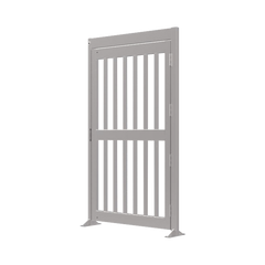 Puerta de Alta Seguridad de Cuerpo Completo Acabado en Acero Inoxidable