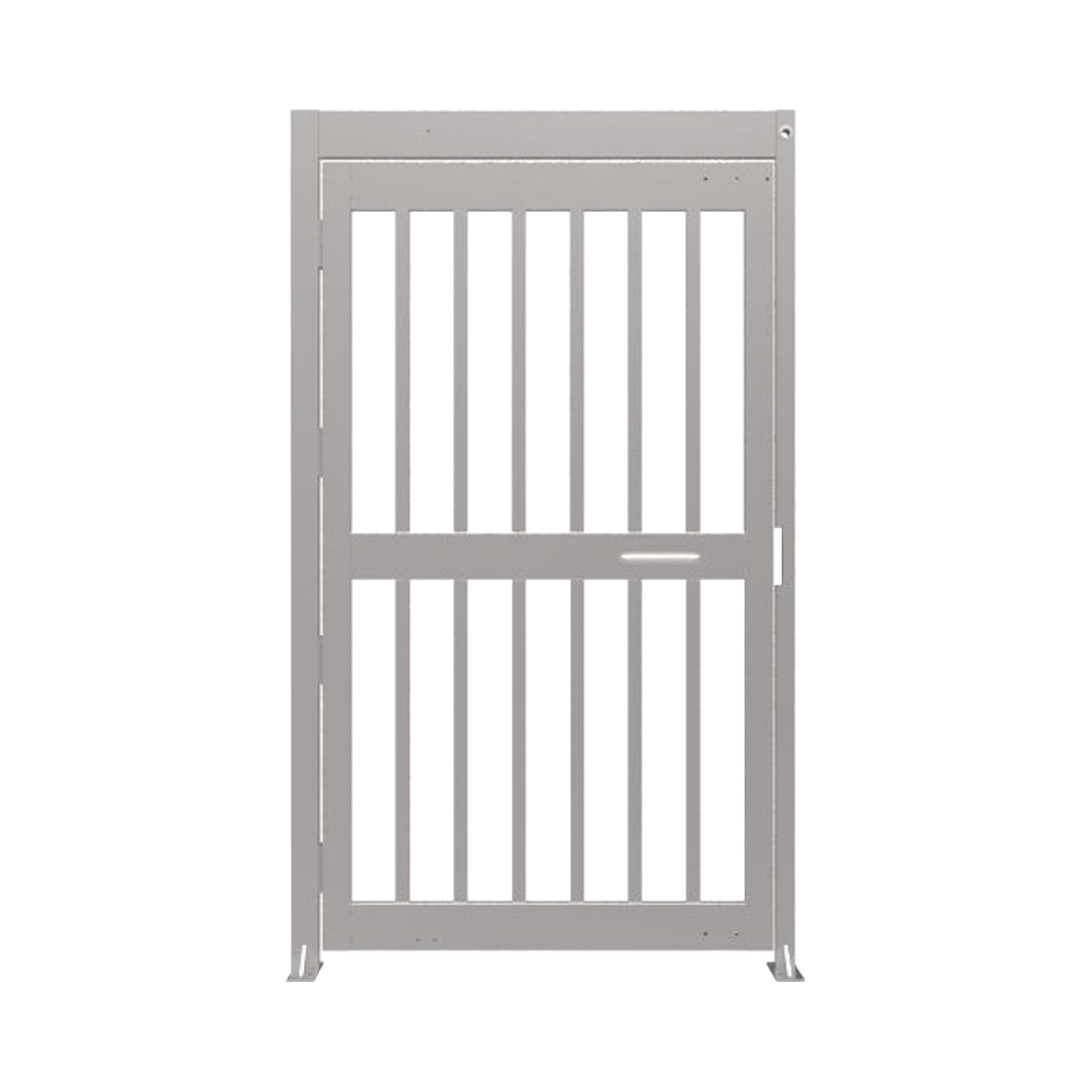 Puerta de Alta Seguridad de Cuerpo Completo Acabado en Acero Inoxidable