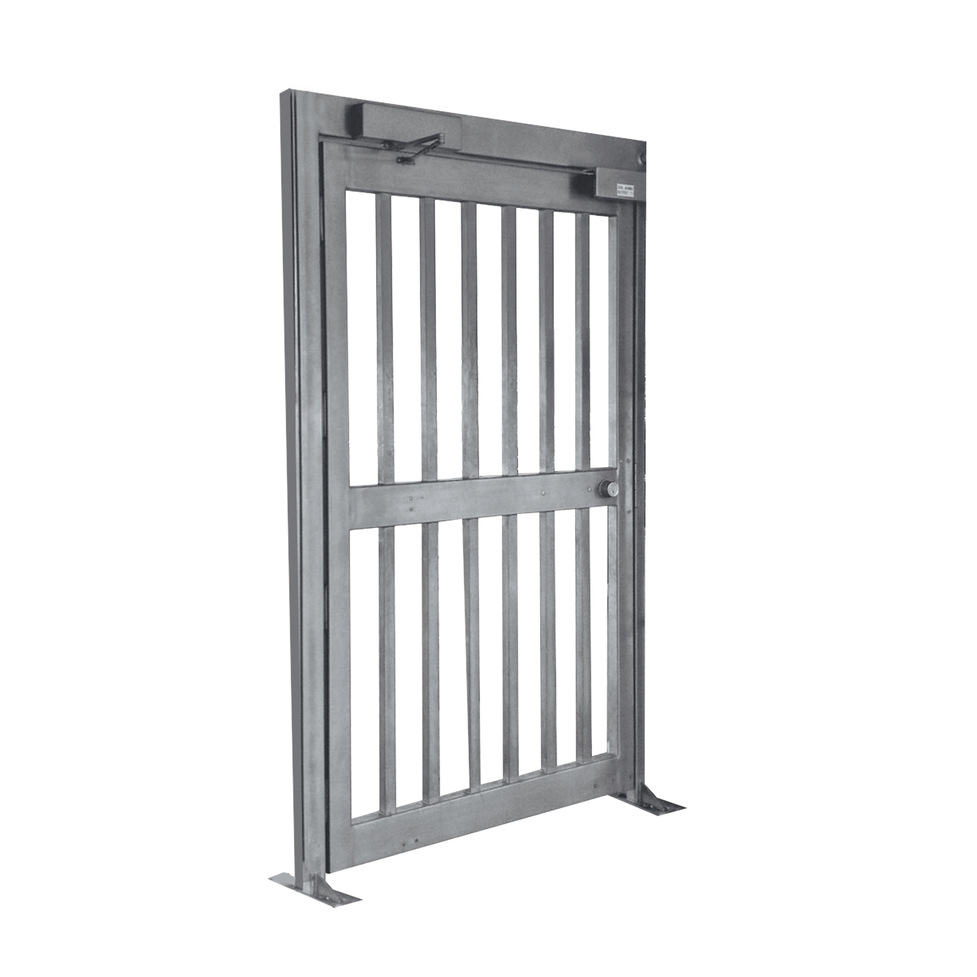 Puerta de Alta Seguridad de Cuerpo Completo  ACABADO EN ACERO GALVANIZADO