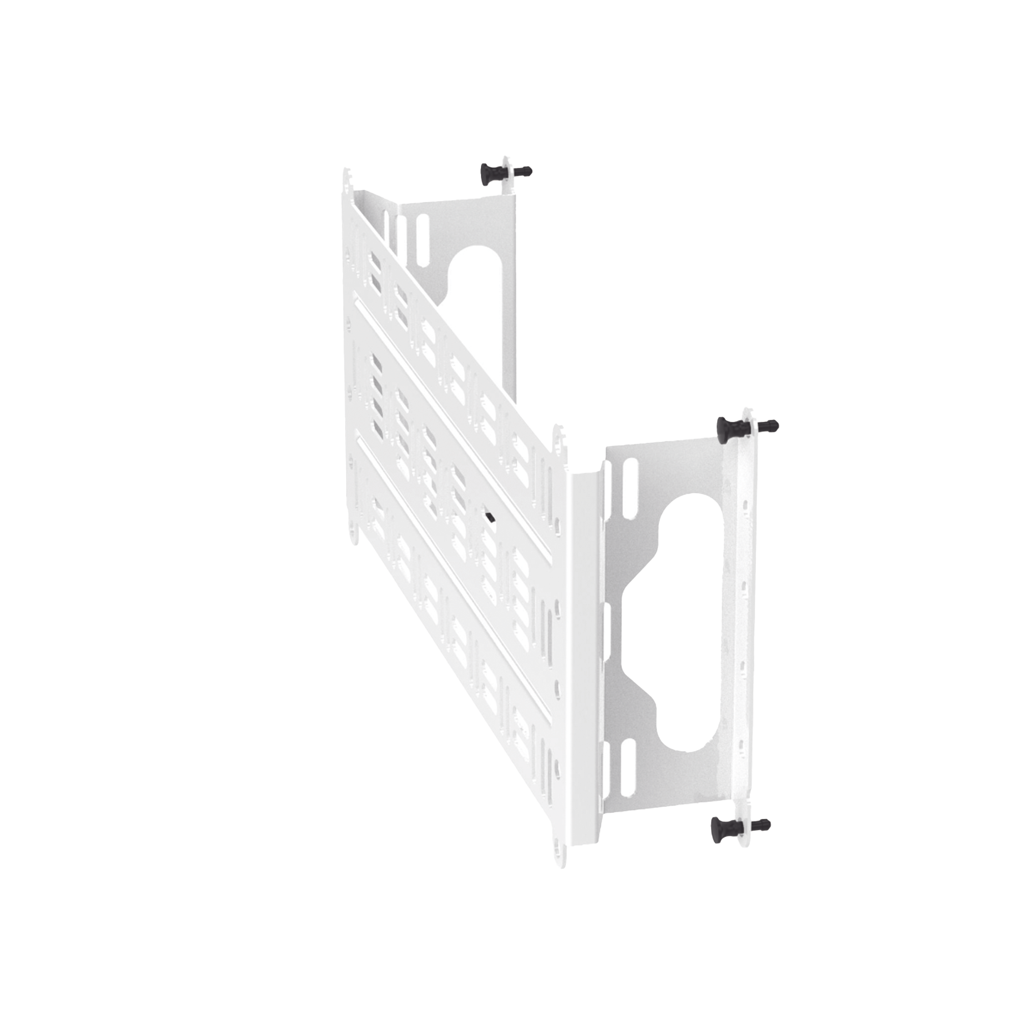 Accesorio Para Montaje de Equipos o Dispositivos en Gabinetes Multipropósito, de Instalación a Presión, de Acero, Color Blanco