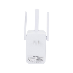 Repetidor / Extensor de Cobertura WiFi N / MU-MISO / 300 Mbps 2.4 GHz / 3 antenas externas / Botón WPS