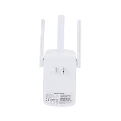 Repetidor / Extensor de Cobertura WiFi N / MU-MISO / 300 Mbps 2.4 GHz / 3 antenas externas / Botón WPS