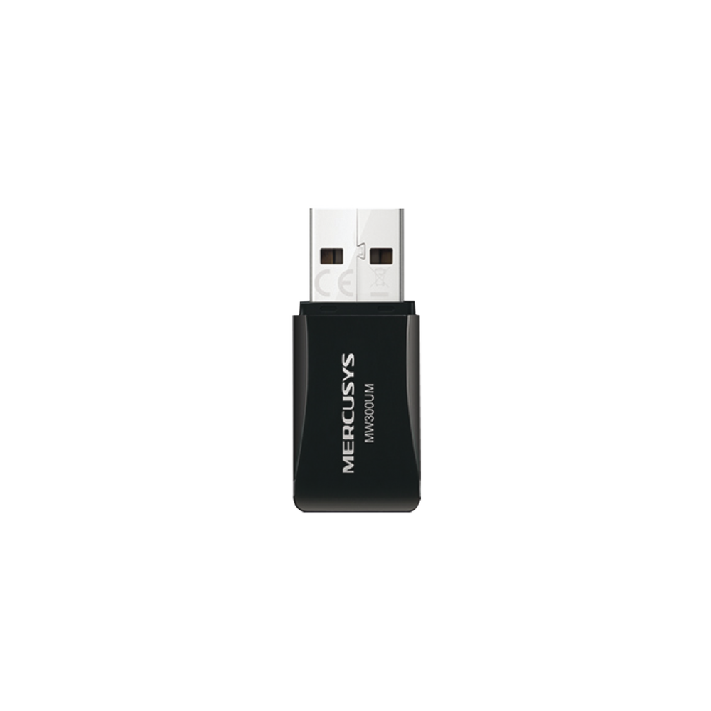 Adaptador Inalámbrico N / 300 Mbps 2.4 GHz / 2 antenas Internas / Diseño Portátil / Más comodo