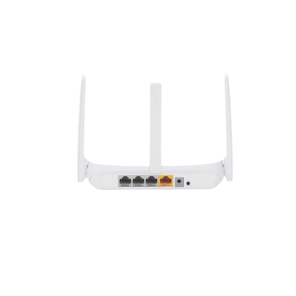 Router Inalámbrico N / 2.4 GHz de 300 Mbps / 1 Puerto WAN 10/100 Mbps / 3 puertos LAN 10/100 Mbps /  3 antenas de 5 dBi / Compatible con IPTV e IPV6
