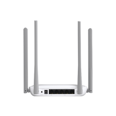 Router Inalámbrico N Mejorado / 2.4 GHz de 300 Mbps / 1 Puerto WAN 10/100 Mbps / 3 Puertos LAN 10/100 Mbps / 4 Antenas de 5 dBi