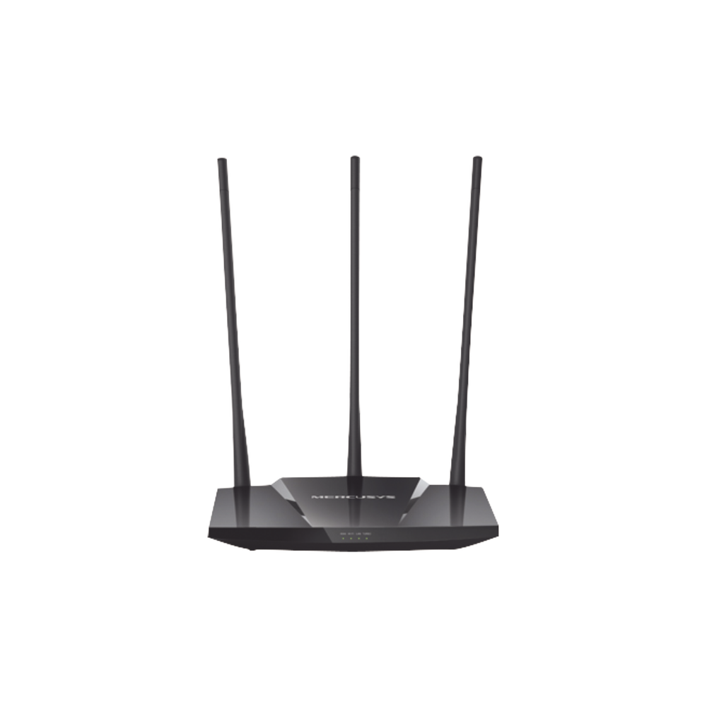 Router N de alta potencia 300 Mbps / 1 Puerto WAN 10/100 / 3 Puertos LAN 10/100 / Chip PA (potencia transmisión 2x) / 3 Antenas de 7 dBi