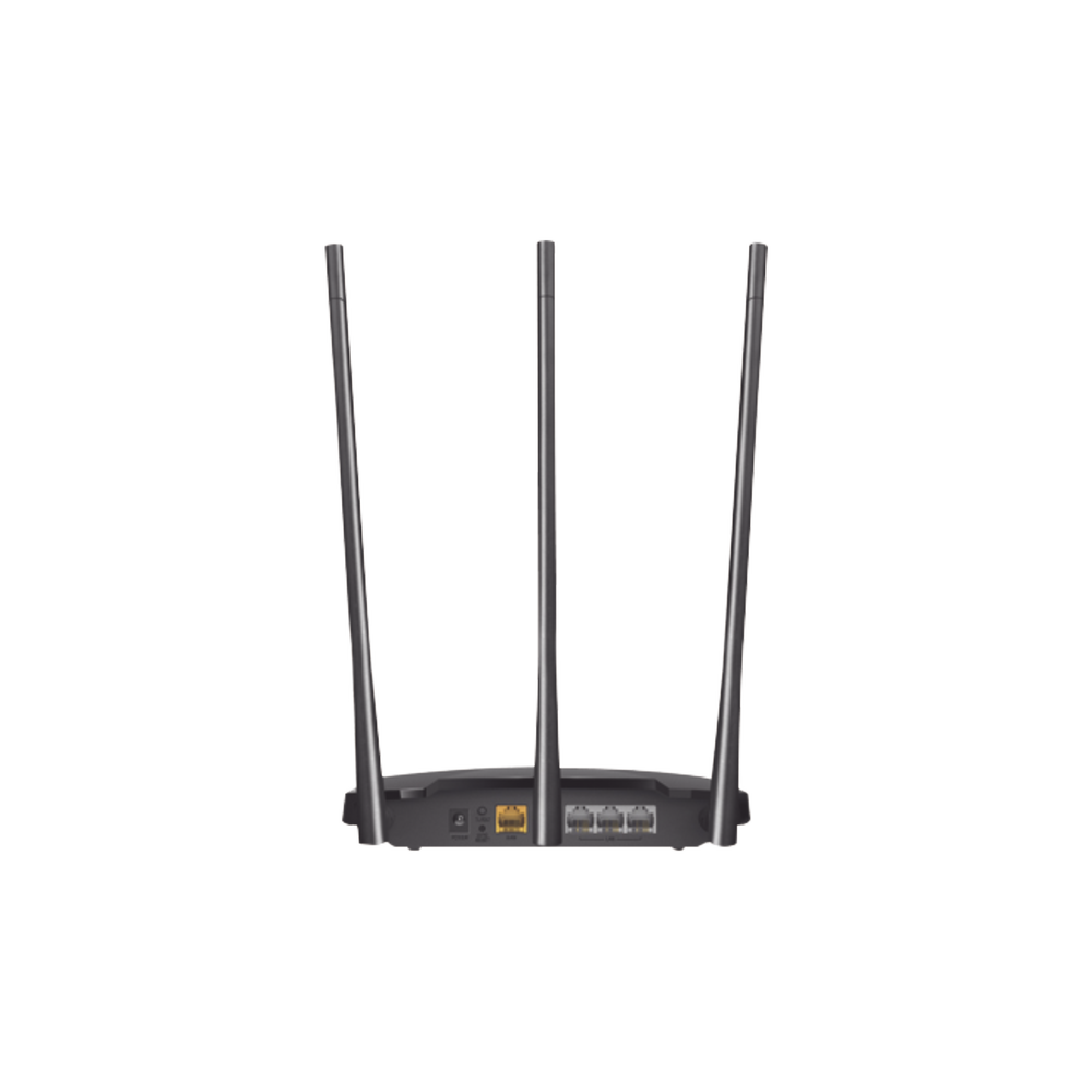 Router N de alta potencia 300 Mbps / 1 Puerto WAN 10/100 / 3 Puertos LAN 10/100 / Chip PA (potencia transmisión 2x) / 3 Antenas de 7 dBi