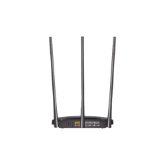 Router N de alta potencia 300 Mbps / 1 Puerto WAN 10/100 / 3 Puertos LAN 10/100 / Chip PA (potencia transmisión 2x) / 3 Antenas de 7 dBi