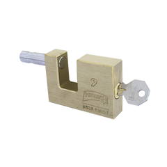Candado para Cortina Metálica # 9 / Llave PH-52 para 5 pernos de combinación / Cuerpo de Latón.