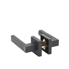 Manija Castelli Biométrica/ Acabado Negro / 30 usuarios/Para Puerta Izq o Derecha de 60-70mm