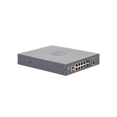 Switch cnMatrix EX2010-P capa 3 de 10 puertos(8 PoE Gigabit 802.3af/at, 2 SFP, 1 consola, 1 MNGMT, 1 USB)  administración desde la Nube (MX-EX2010PXA-U)
