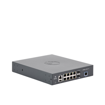 Switch inteligente cnMatrix EX2010 capa 3 de 13 puertos (8 Ethernet Gigabit, 2 SFP, 1 consola, 1 MNGMT, 1 USB) administración desde la Nube