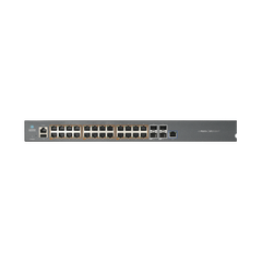 Switch cnMatrix EX2028-P capa 3 de 28 puertos (24 PoE Gigabit 802.3af/at, 4 SFP+) administración desde la Nube (MX-EX2028PxA-U)