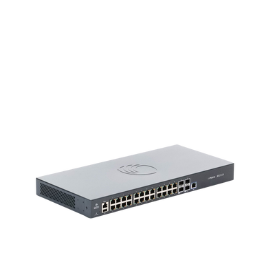 Switch cnMatrix EX2028 capa 3 de 28 puertos (24 Ethernet Gigabit, 4 SFP+) administración desde la Nube (MX-EX2028XXA-U)
