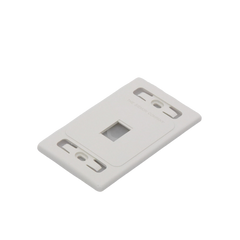 Placa de pared modular MAX, de 1 salida, color blanco