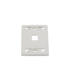 Placa de Pared Modular MAX, de 1 Salida, Color Blanco