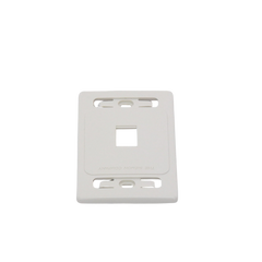 Placa de pared modular MAX, de 1 salida, color blanco