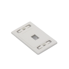 Placa de Pared Modular MAX, de 1 Salida, Color Blanco