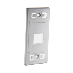 Placa de Pared Modular MAX, de 2 Salidas, Color Blanco