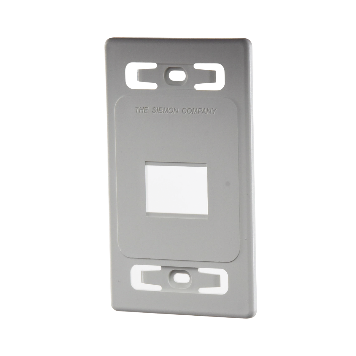 Placa de Pared Modular MAX, de 2 Salidas, Color Blanco