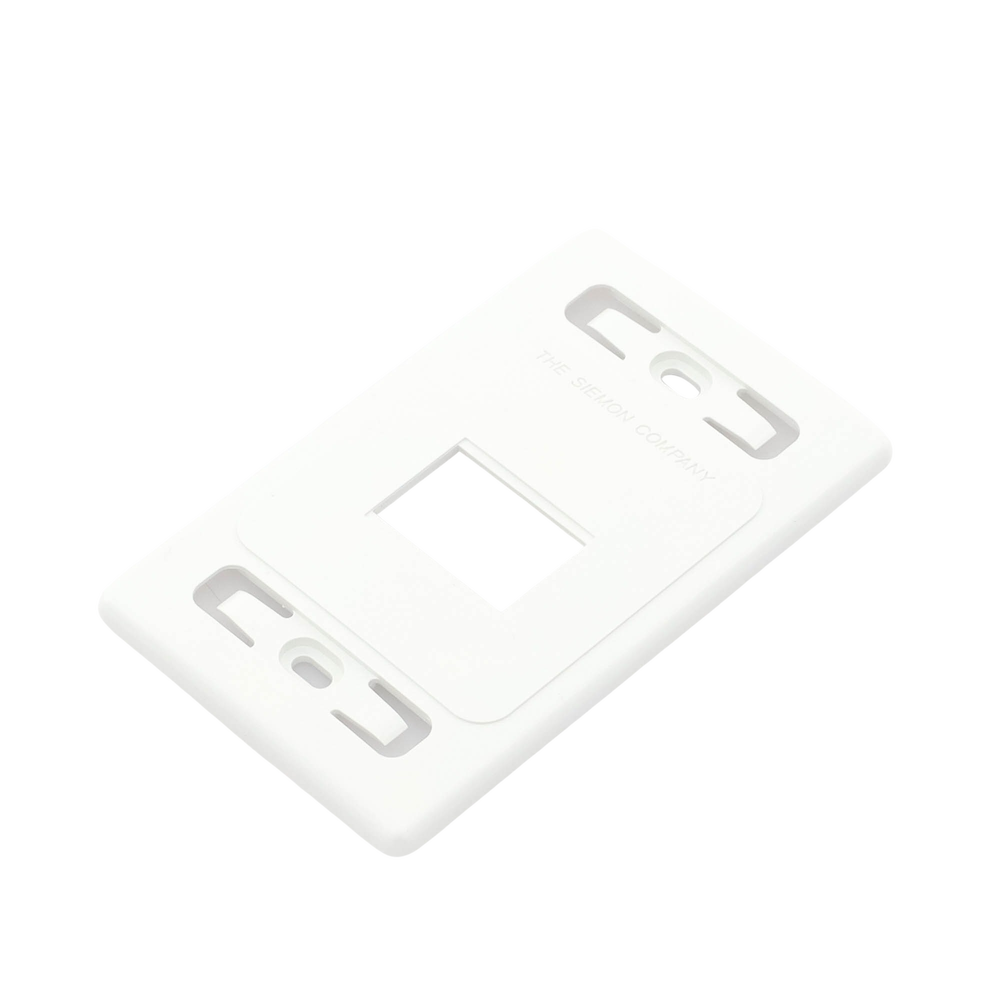 Placa de Pared Modular MAX, de 2 Salidas, Color Blanco, Versión Bulk (Sin Empaque Individual)