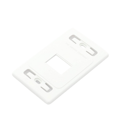 Placa de Pared Modular MAX, de 2 Salidas, Color Blanco, Versión Bulk (Sin Empaque Individual)