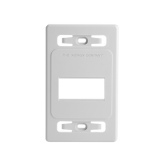 Placa de Pared Modular MAX, de 3 Salidas, Color Blanco
