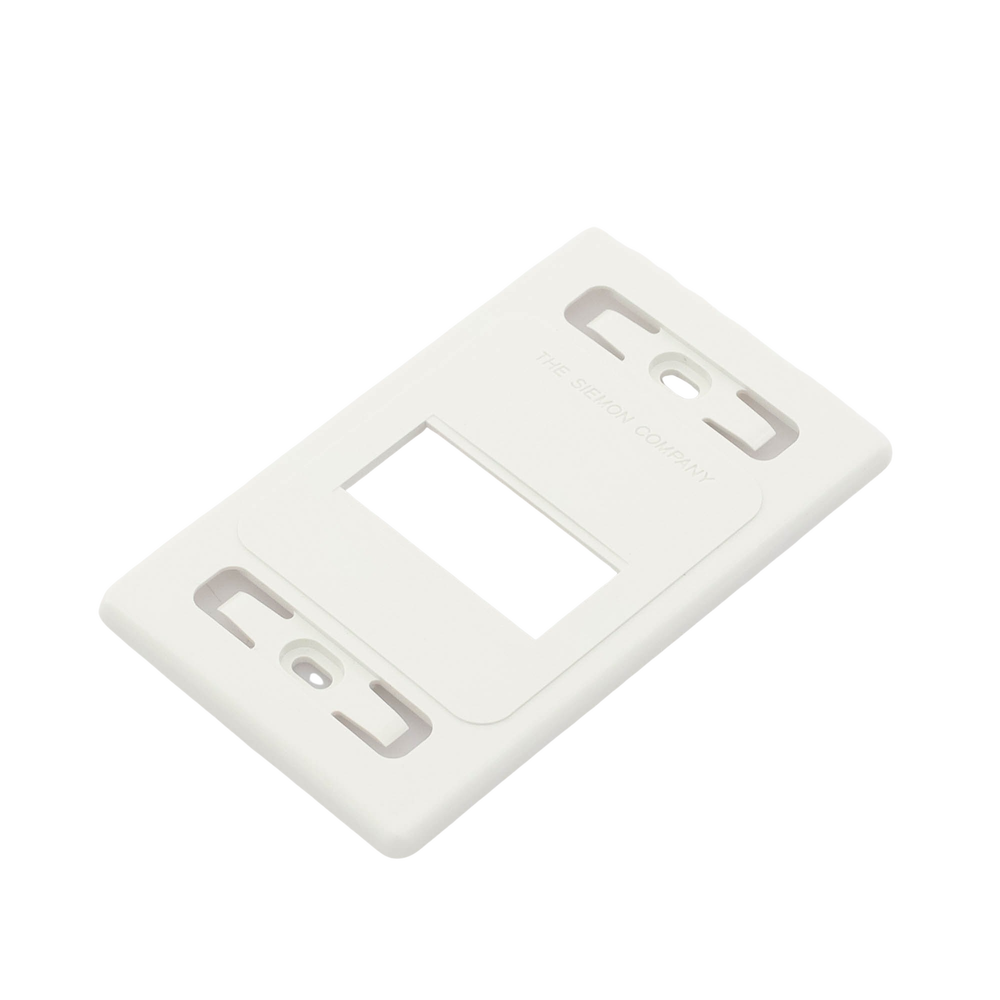 Placa de Pared Modular MAX, de 3 Salidas, Color Blanco, Versión Bulk (Sin Empaque Individual)