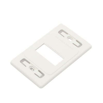 Placa de pared modular MAX, de 3 salidas, color blanco, version bulk (Sin Empaque Individual)