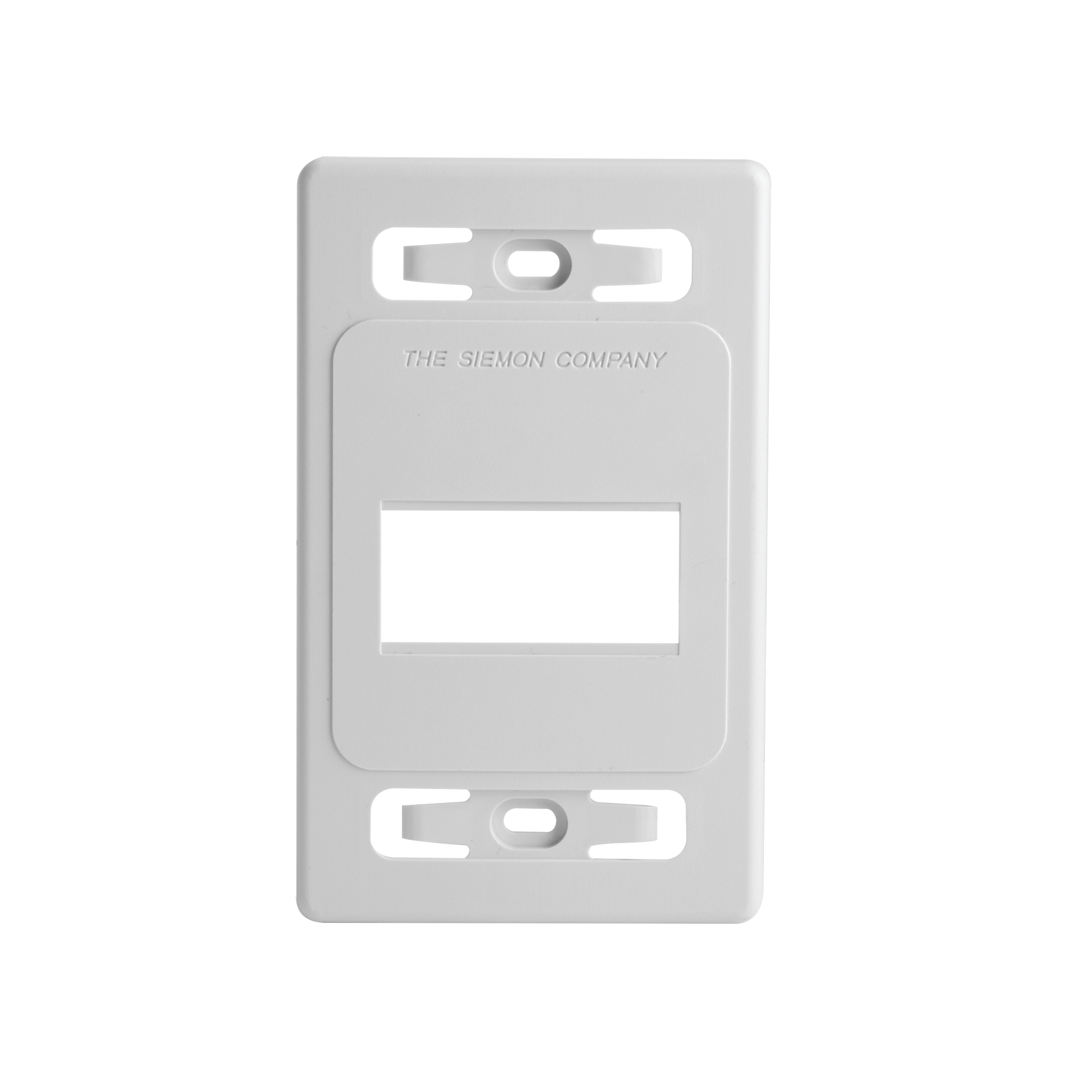 Placa de Pared Modular MAX, de 3 Salidas, Color Blanco, Versión Bulk (Sin Empaque Individual)