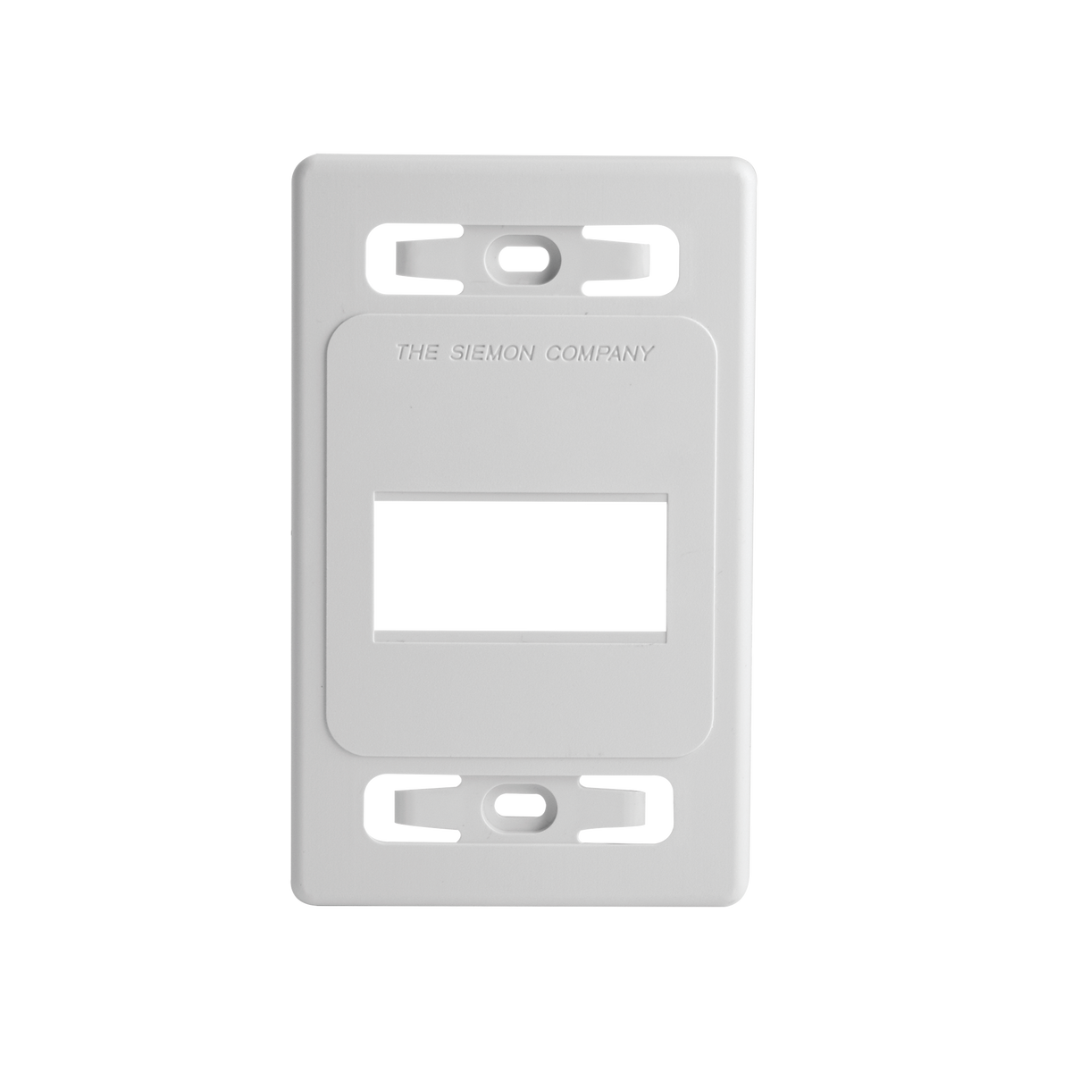 Placa de Pared Modular MAX, de 3 Salidas, Color Blanco, Versión Bulk (Sin Empaque Individual)