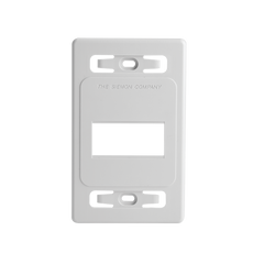 Placa de Pared Modular MAX, de 3 Salidas, Color Blanco, Versión Bulk (Sin Empaque Individual)